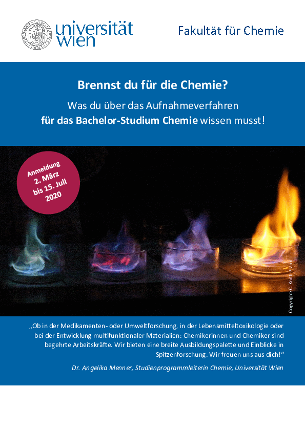 Aufnahmeverfahren Für Das Chemie-Studium